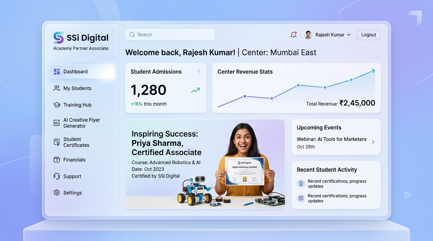 SSi Digital Learning Hub & Associate Power Dashboard